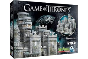 Wrebbit3D, Game of Thrones: Winterfell (910pc), 3D Puzzle, Ages 14+