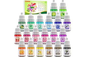 ‎DECORROM Seifenfarbe Set 20er x 6ml - Flüssig Färbende Hautverträgliche Farbe Pigment für die Seifenherstellung - Regenbogen Flüssigseife für DIY Badebomben, Seifen Machen, Soap, Kunsthandwerk