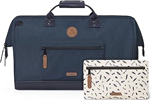 CABAÏA CABAIA - Sac de Voyage Duffle Adventurer 36L - Compatible Bagage Cabine 45x30x29 - Déperlant & Certifié Vegan - 2 Poches - Compartiment à Chaussures - Sac Week-End, Sac de Sport