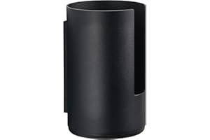 Zone Denmark Rim Toilettenpapieraufbewahrung für die Wand, Durchm. 13,2 cm, Höhe 21,8 cm, Schwarz