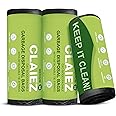 Claiez Plastic Garbage Bags For Dustbin Dry & Wet Waste Bag/Trash Bag- Medium 19 X 21 Inches | 30 Piece Per Roll (Pack Of 3, Black)