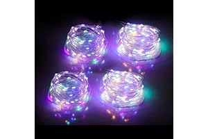 DING YONGLIANG LED Lichterkette Batterie - 5 Stück 2M 20LEDs Mini Lichterkette mit Batterie, Lichterkette Draht, LED Beleuchtung Batteriebetrieben Deko für Flasche, Weihnachtsbaum Hochzeit Balkon Party Deko