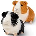 SHINELINE 2PCS Guinea Pig Soft Toy, Soft Guinea Pigs Toys for kids, Cuddly Stuffed Toy Guinea Pig, Small Plush Toys Suitable as Christmas/Easter/Children's Day, Birthday Gifts plushies for Girls/Boys