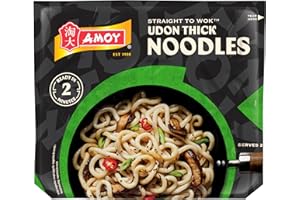 Amoy Straight To Wok Udon Thick Noodles, 2 x 150 g