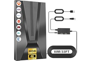 BXGOLKGD Antenna Tv Interna 10m Con Amplificatore Doppio Ad Alta Sensibilità - Ricezione Chiara E Stabile, Facile Da Installare, Portatile E Resistente, Ideale Per Casa, Campeggio E Zone Rurali（1）
