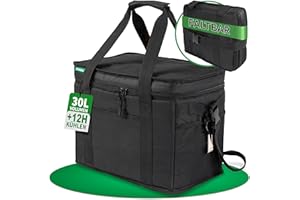 ‎COTTARA Cottara® Kühltasche Gross mit auslaufsicherer Isolierung 30l – Kühltasche faltbar groß zum Einkaufen & Picknick – Ideale Einkaufstasche, Isoliertasche, Thermotasche, Picknicktasche
