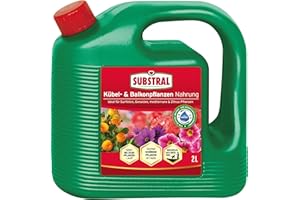 Substral Special Liquid Fertiliser for Balcony and Pot Plants, 2 L, Long-Lasting Flowering and Healthy Growth, Green