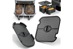 Varmluftsfritös stänkskydd för Philips Dual Basket 3000-5000-serien 9L