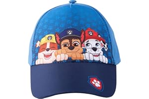 UNITED LABELS Paw Patrol Cap for Children - Cap Baseball Cap Adjustable Blue, blue, 6 5/8