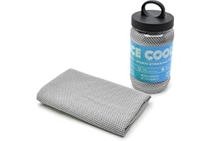 Ashley Mills Smart Stay Cool Ice Towel (Ice Cool Grey)