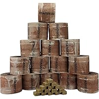 Mandelu Wachsrollen 15 Stück mit Anzündwürfeln