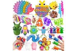 Lubibi Juguetes Sensoriales Kit Empujar la Burbuja Bola sensorial Juguetes contra Ansiedad Autismo Necesidades Especiales Aliviador del Antiestrés del Juguetes para Niños Adultos Relajarse