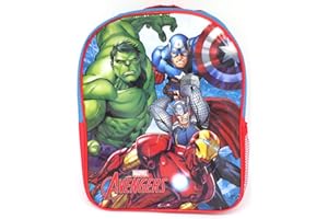 TLD TDL Marvel Avengers Zaino per Bambini - Licenza Ufficiale - 30 cm - Cinghie Regolabili - Rete Laterale - Backpack