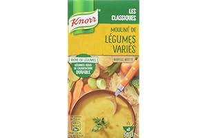 Knorr Soupe Mouliné de Légumes Variés 50cl - Lot de 4