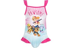 PAW PATROL Dziewczęcy kostium kąpielowy Skye, Rubble, Everest, Chase kostium kąpielowy dla dzieci
