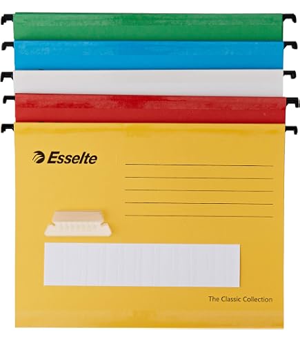 Inserts Pour Dossiers Suspendus Rexel Crystalfile Flexifile - Lot De 50 Étiquettes Blanches Imprimables - 60x30mm
