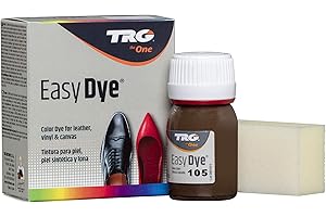 TRG The One - Tinte para Calzado y Complementos de Piel | Tintura para zapatos de Piel, Lona y Piel Sintética con Esponja aplicadora | Easy dye, 25 ml