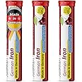 German Iron Drink Effervescent Tablets 60 Servings - Cherry Flavour – 14 mg Iron, Sugar Free, Vegan – T&D Pharma – Made in Germany