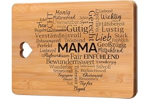 APJIELOP Muttertagsgeschenke für Mama, Mama Geschenk - Bambus Schneidebrett, Beste Geburtstagsgeschenkfür Mama von Tochter Sohn, Geschenk für Mama zum Muttertag Geburtstag