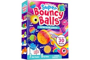 DR. DAZ Dr.Daz - Palline Rimbalzanti-Crea 30 Diverse Palline Rimbalzanti Con Le Tue Mani-Regalo Bambini 5 6 7 8 9 10 11 Anni