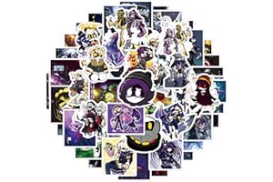 FANCICO 50 Stück Murder Drones Aufkleber für Teenager und Erwachsene, Vinyl, wasserfest, coole Gaming-Aufkleber für Laptop, Wasserflaschen, Skateboard, Gitarre