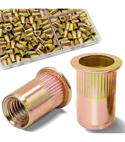ESynic Pince à Rivets Filetés 125 Écrous Assortiment M3 à M10 - Riveteuse Manuelle Ergonomique Avec Étui