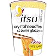 itsu Sesame Glaze Crystal Noodles | Extra Fine Clear Noodles | Instant Noodles Multipack Cup | (Pack of 6) | Vegetarian & Vegan