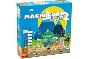 PANDASAURUS GAMES Pandasaurus - Machi Koro 2 - Samodzielna gra planszowa - Szybka gra w kości dla dorosłych i dzieci - Wiek 10+ - 2-5 graczy - 45 minut - Język angielski