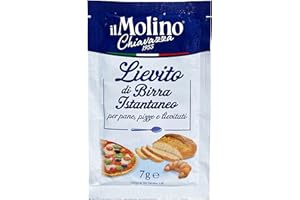 il Molino Chiavazza Instant Dry Yeast, 7g (Pack of 48) - 100% Italian Dry Yeast