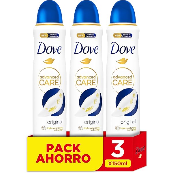 Dove Original Deo, 48h Schutz, Alkoholfrei – Mit Natürlichem Öl & 1/4 Feuchtigkeitscreme, 2 X 200 Ml