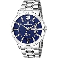 TIMEWEAR Analog Day Date Functioning Stainless Steel Chain Watch for Men
