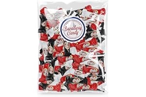 BROADWAY CANDY KitKat zestaw miniaturowych torebek 1 kg | asortyment ciemnej czekolady, czekolady mlecznej i białej czekolady KitKat Wafer Minis