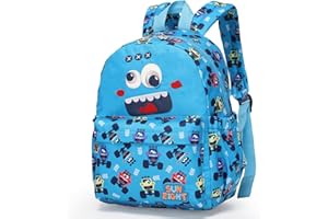 Tanou 2022 Sac à Dos de Maternelle pour Fille garçon 12 Pouces Sac à Dos Enfant pour Maternelle, Sac à Dos Mignon pour Enfant Style Animal de Dessin animé pour Enfants de 1 à 5 Ans