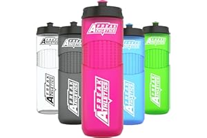 Freak Athletics Water Bottle - Premium BPA Free Sports Bottle 750ml (Pink Transparent)