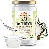 Organic Virgin Coconut Oil 1 Litre. Raw Cold Pressed. Bio and Natural. Native Unrefined Organic (1000ml). Country of origin S