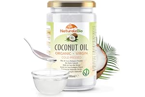 NaturaleBio Organic Premium Coconut Oil 1 Litre. Raw Cold Pressed. Virgin Bio and Natural. Native Unrefined Organic (1000ml). Country of origin Sri Lanka.