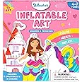 Skillmatics Inflatable Art for Kids - 3D Unicorns & Princesses, Preschool Craft Kits, Fun DIY Activity, Colouring Set, Gifts for Boys & Girls Ages 4, 5, 6, 7