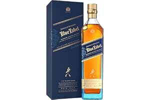 ‎JOHNNIE WALKER BLUE LABEL Johnnie Walker Blue Label, Blended Scotch Whisky, aromatisch, blended in den 4 prominentesten, schottischen Whisky-Regionen, 40% vol, 700ml Einzelflasche