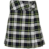 Women's Knee Length Tartan Kilt Skirt - Pride Of Scotland Plaid Pleated Style - 100% Acrylic 7 thumbnail image