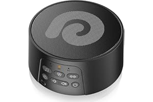 ‎DREAMEGG Dreamegg White Noise Machine - D3 Pro Weißes Rauschen Maschine mit 29 HiFi Beruhigende Klänge, USB Wiederaufladbar Tragbar Einschlafhilfe Erwachsene mit Kopfhöreranschluss, Timer, Speicherfunktion