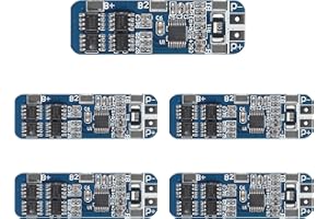 AEDIKO 5pcs 3S 10A BMS 18650 BMS Charger Module Li-ion Lithium Battery Protection Board Li-ion Charger Protection Module Over-Discharge/Over-Current