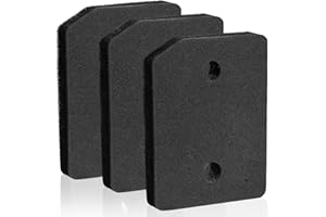 MATORD 3 Pezzi Filtro per Asciugatrice Miele 9164761, Filtro per Pelucchi in Schiuma 20 x 15 x 3 cm Scambiatore di Calore Filtro, Due Strati di Schiuma Filtrante per una Filtrazione Ottimale