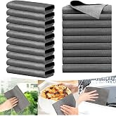 BELEVO 10 Pieces Reusable Microfibre Cloths Microfibre Cloth 30 x 40 cm Kitchen Cloths Microfibre Cloths for Cleaning Car Win