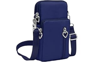 Narunii Petit Sac Téléphone Portable Femme,Sac de téléphone Portable,Bandoulière Portefeuille Poche,Crossbody Pochette Sacoche Running