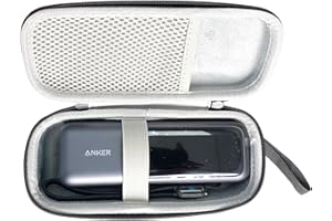 IKSAMY Laptop Powerbank Tasche, Tragbare Reise Koffer Hand Bag für Anker 165w powerbank 25.000mAh externer Akku Zubehör, schwarz (nur Case)