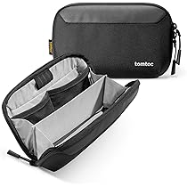 tomtoc Reisepass Tasche für 4 Reisepässe, Reisepasshülle Organizer Tasche Passport Holder mit SIM-Kartenhalter und Eject Pin, RFID-Schutz, Kartenfach, Ausweistasche für Familie, Reise