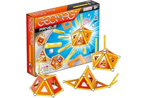 Geomag - Panels Magnetisches Konstruktionsspiel für Kinder, Baby Mädchen Geschenk 5 6 7 8 9 10 11 12 13 Jahre, 50 Teile, Montessori