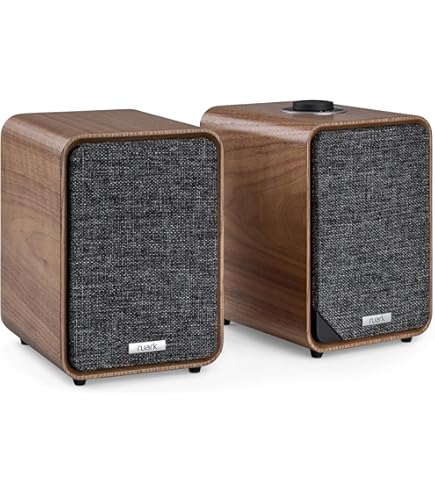 ruarkaudio MR1 mk2 Rich Walnut スピーカー Amazon.co.jp: ruarkaudio MR1 Mk2 Bluetooth Speaker System【英ル