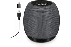 ZETIY Mini Altoparlante per PC, Casse PC USB Stereo Sound, Design Antiscivolo, Portatile Speakers Soundbar per Desktop Notebook Laptop Cellulare