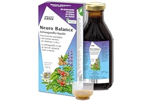 Salus - Neuro Balance Suplemento, en Formato de 250 ml, Para el Equilibrio Físico y Mental - Contiene Ashwagandha, Extractos Vegetales y Vitaminas B12 y C